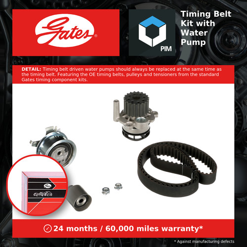 Timing belt water pump - belt, &
