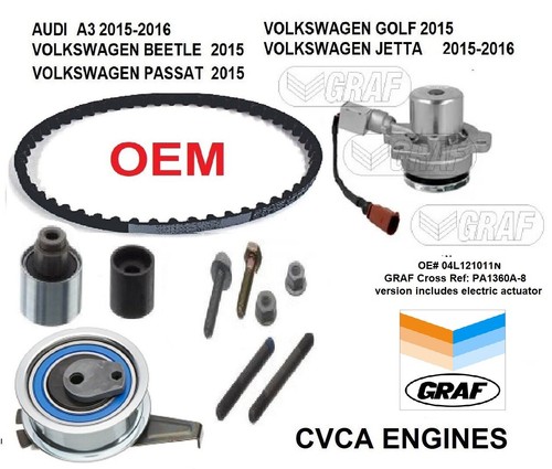 Timing belt kit - belt, vw