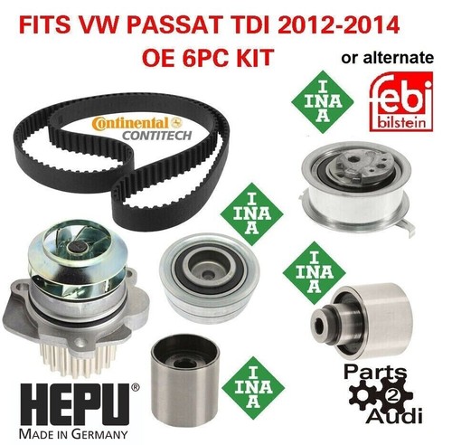 Timing belt water pump kit - timing,