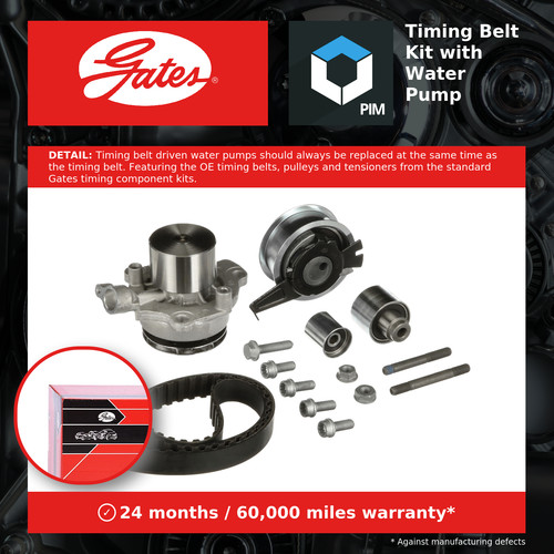 Timing belt water pump - timing,
