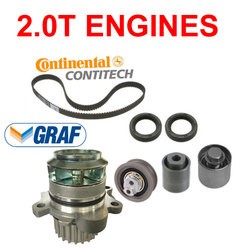 Timing belt water pump kit - belt,